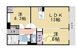 グランシャリオ西院 1階/-