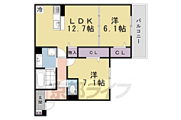 仮称)D−room上京区米屋町ハイツ 2階/202