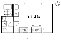 マ・メゾン ワンルームの間取図画像