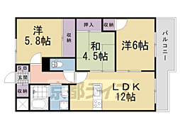 ハイクラスマンション 3LDKの間取図画像