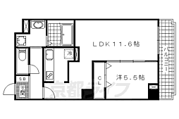 ときわぎ 1LDKの間取図画像