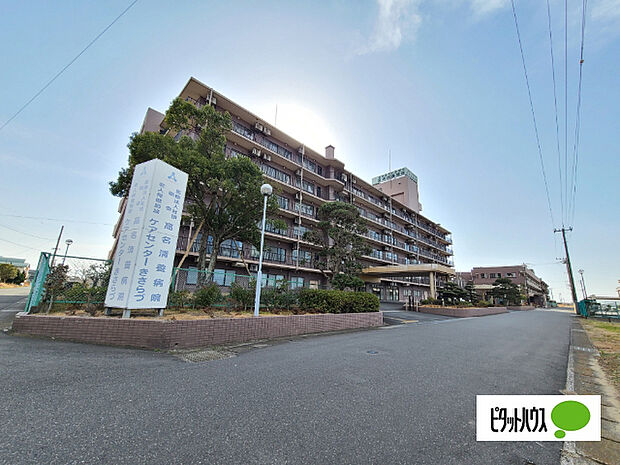 病院「医療法人社団鵬会高名清養病院まで670m」