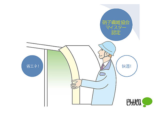 【マイスターが貼ると、断熱効果が違う。】