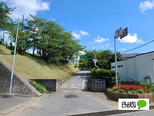 中学校「木更津市立木更津第二中学校まで1850m」