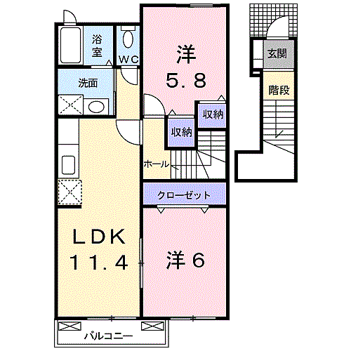 同じ建物の物件間取り写真 - ID:230029634509