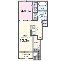 Ｔａｋａｒａｂａｋｏ　II 102 ｜ 和歌山県紀の川市古和田446-1（賃貸アパート1LDK・1階・50.05㎡） その2