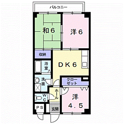 間取図画像 3DK