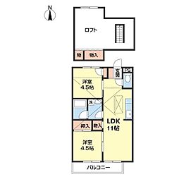 ハイツアイリスＫ 2階