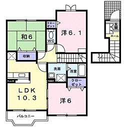 ミアマーユＡ 2階