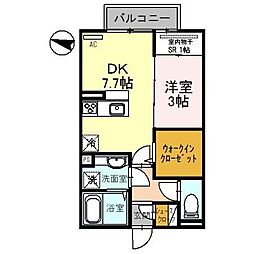 間取図画像 1DK