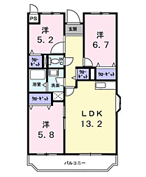 ランデックス恵 4階