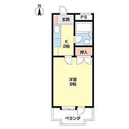 PescaWakayama1 1Kの間取図画像