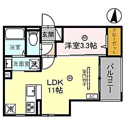 D-Luce黒田-EAST(ディールーチェ) 2階/201