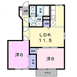 シェリジェ・ミムラII 1階