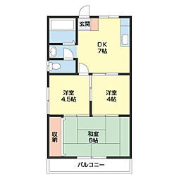 森本マンション 2階/-