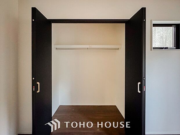 暮らし心地を大きく左右する収納を適材適所に配置し、使い勝手を考慮しました。