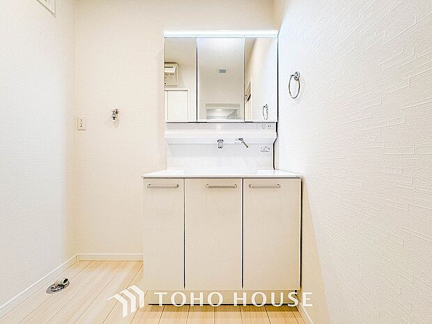 洗面台・洗面所ご家族の1日が始まり、1日の終わりを締めくくる洗面空間。