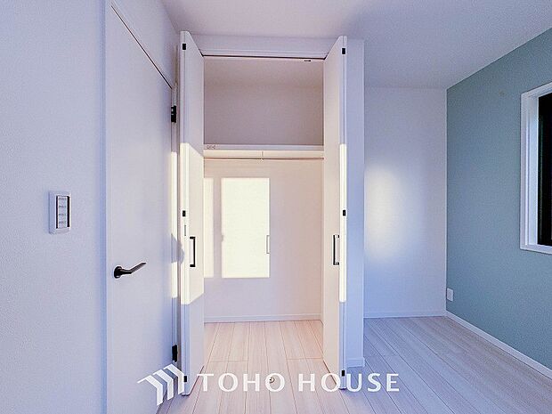 暮らし心地を大きく左右する収納を適材適所に配置し、使い勝手を考慮しました。