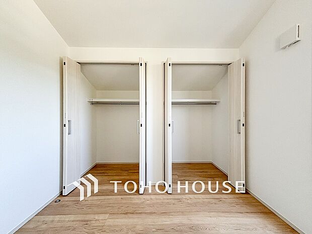 大容量の収納スペースで住空間はスッキリ広々。