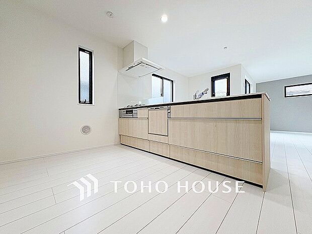 家族の健康を支えるキッチン。毎日使う場所だから気持よく使えて、居心地の良い空間に。