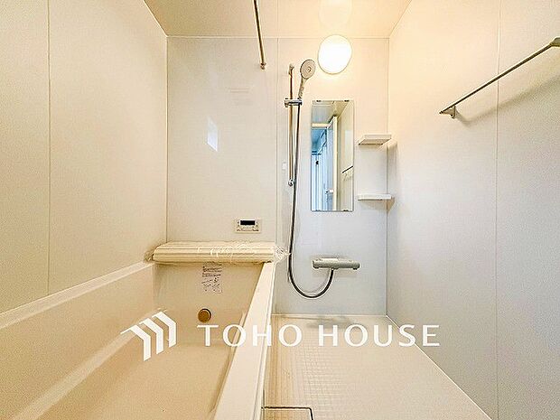 一日の疲れが癒される優雅なバスタイムを堪能できるゆとりあるバスルームです。