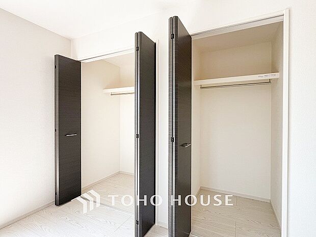 大容量の収納スペースで住空間はスッキリ広々。