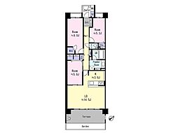 間取図画像 3LDK