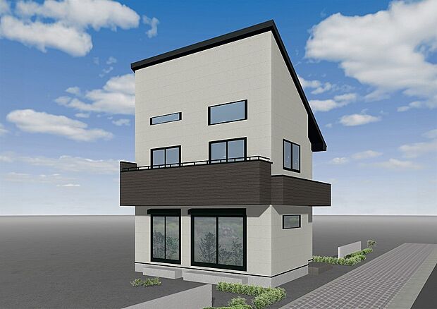 外観)完成予想図(外観)