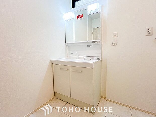 洗面台・洗面所ご家族の1日が始まり、1日の終わりを締めくくる洗面空間。