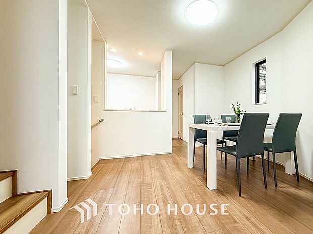 家は、ただ生活する場ではなく、暮らしを愉しく、快適にする場所。家族の会話も弾む空間に。