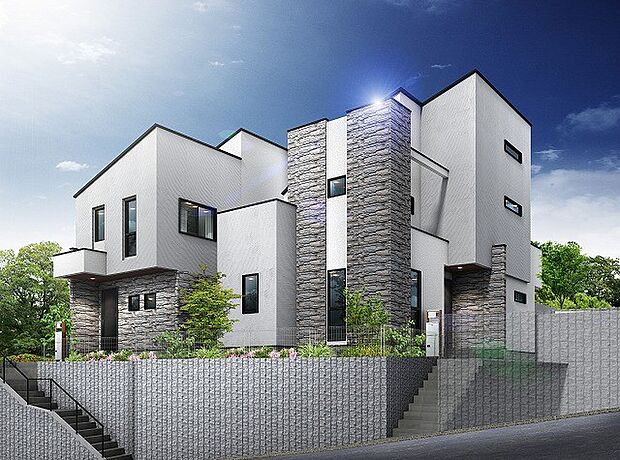 外観)完成予想図(外観)