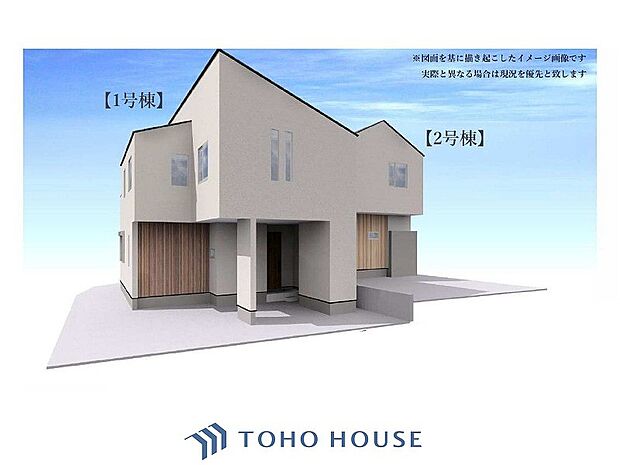 外観)完成予想図(外観)