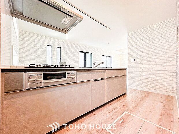 家族の健康を支えるキッチン。毎日使う場所だから気持よく使えて、居心地の良い空間に。