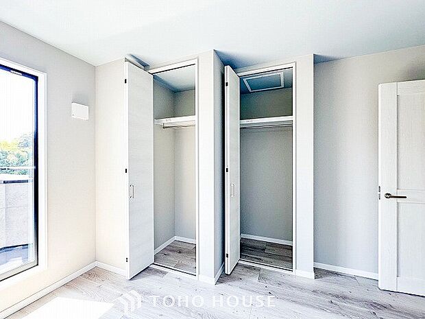 暮らし心地を大きく左右する収納を適材適所に配置し、使い勝手を考慮しました。