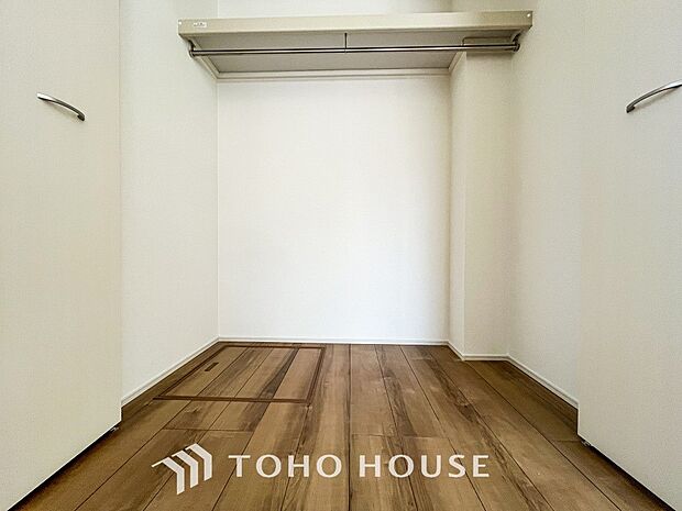 大容量の収納スペースで住空間はスッキリ広々。