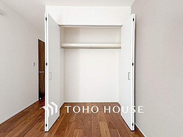 暮らし心地を大きく左右する収納を適材適所に配置し、使い勝手を考慮しました。