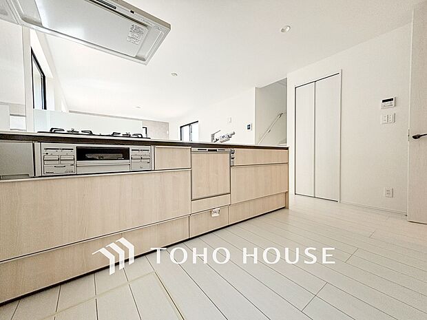 家族の健康を支えるキッチン。毎日使う場所だから気持よく使えて、居心地の良い空間に。