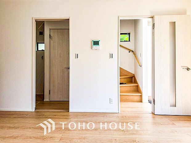 開放感あるリビングダイニング。ご家族とのんびりしたひと時を過ごせますね。