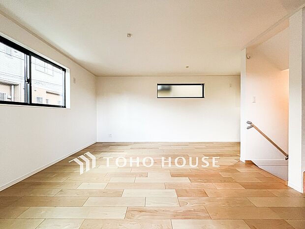 太陽の恵みを一気に受けた明るくあたたかいお住まい。吹きぬける風を感じながら爽やかで風通しの良い暮らし。