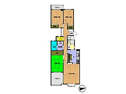 エステ・シティ湘南六浦5号棟 3LDKの間取図画像