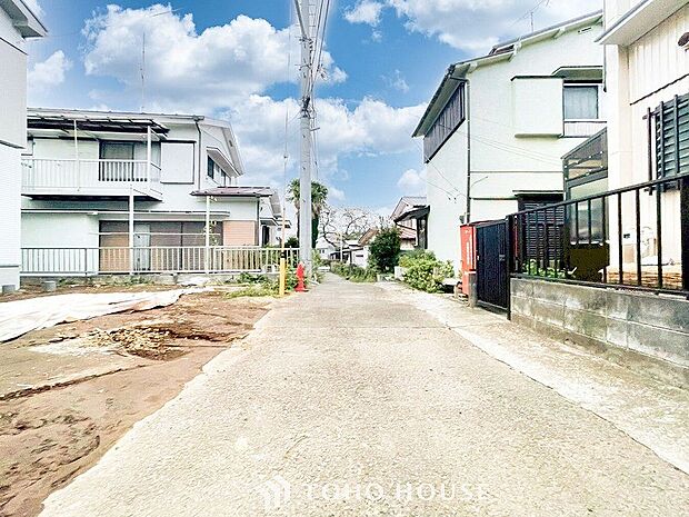 落ち着きのある閑静な住宅街。きっとここからご家族のかけがえのない想い出が作られることでしょう。