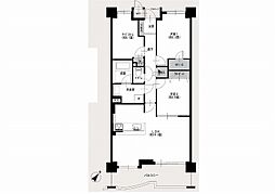間取図画像 2SLDK