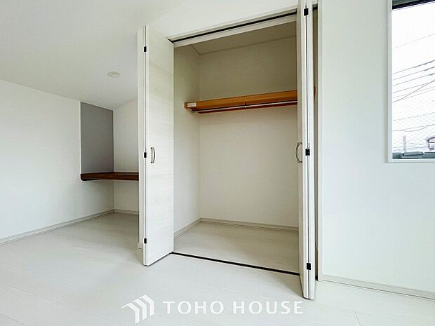 暮らし心地を大きく左右する収納を、適材適所に配置し使い勝手を考慮しました。