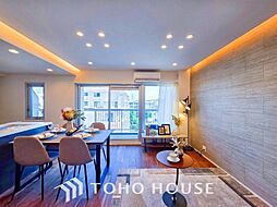 大倉山ハイム参号棟 3LDKのリビング/ダイニング