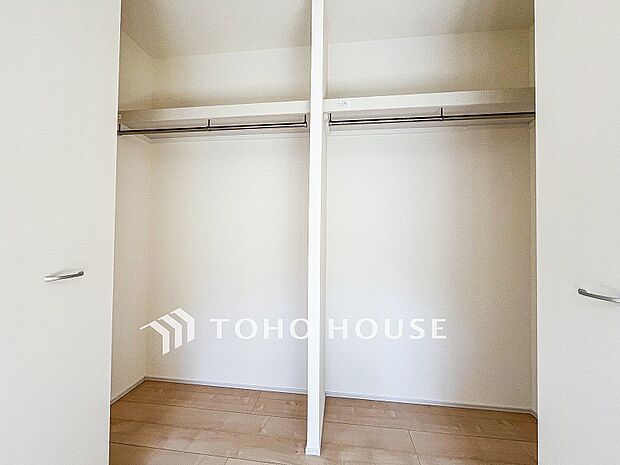 ウォークインクロゼットのある住まいで収納上手な生活。