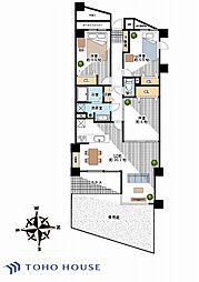 藤和ガーデンハウス葉山 3LDKの間取図画像