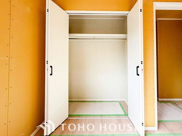 大容量の収納スペースで住空間はスッキリ広々。