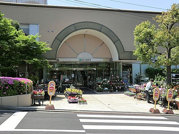 食料品の京急ストアはもちろん、ハックドラッグ・100円ショップ・クリーニング店・イレブンカット・生花店などが入ったショッピングモール。