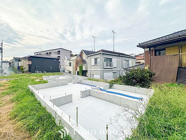閑静な住宅街の陽当りに恵まれた土地で寛ぎに満ちた生活を。