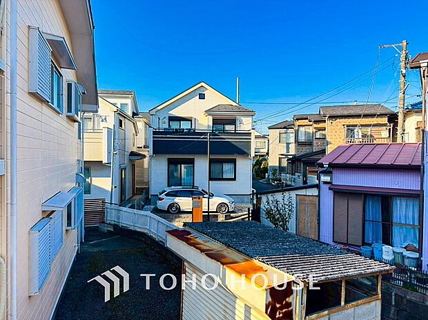 開放的で気持ちの良い眺望と青い空を満喫できます。